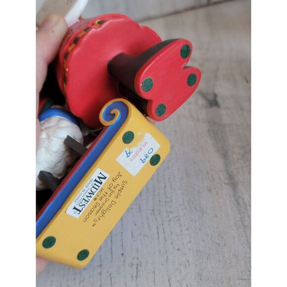 Midwest Cannon Falls simple Delights Joy of season Angel play dog sled Xmas - Picture 9 of 9